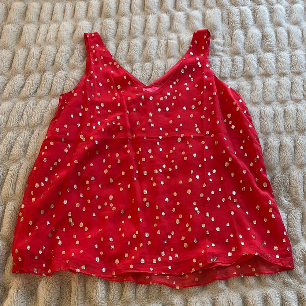 Lilly Pulitzer Red Florin Top